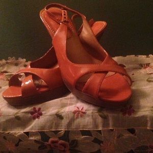 Orange heels