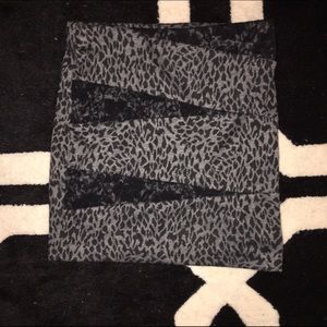 Cheetah and lace body con skirt!!