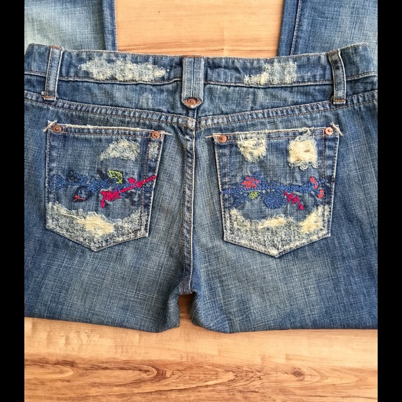 Joe's Jeans Blue Flare Jeans Size 28 - Picture 4 of 4