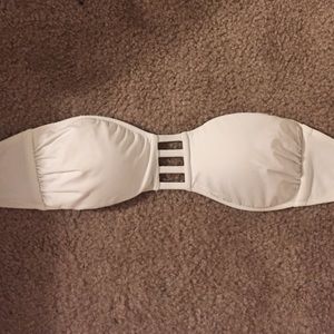 Victoria's Secret White Caged Bandeau
