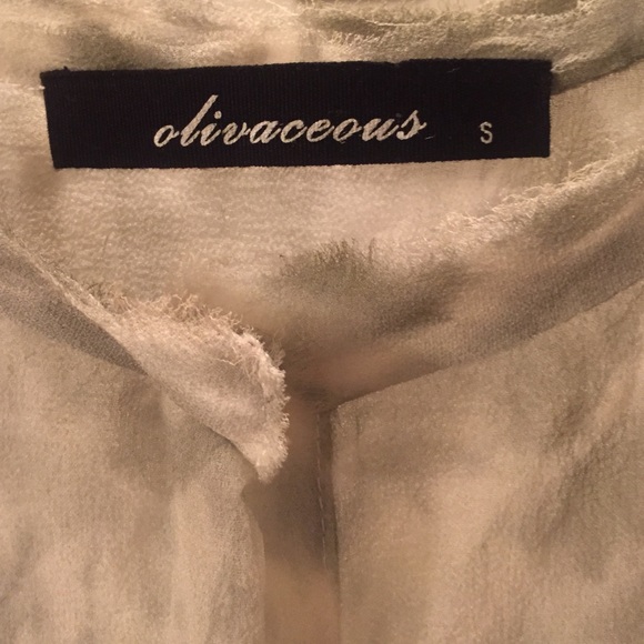 Olivaceous Ombré Blouse - Picture 3 of 4