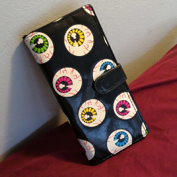 Eyeball Print Wallet