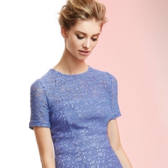 Kay Unger Lace Fit and Flare Dress