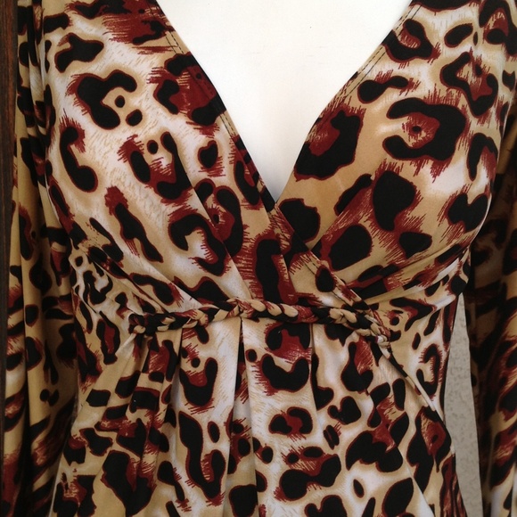 SEXY LEOPARD PRINT DRESS - Picture 2 of 4