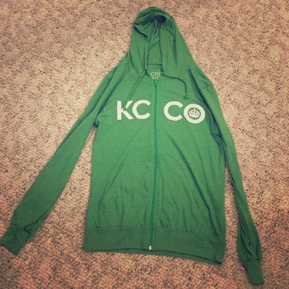 Ladies authentic Chive zip hoodie