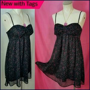 NEW Chiffon Babydoll Dress - S / M