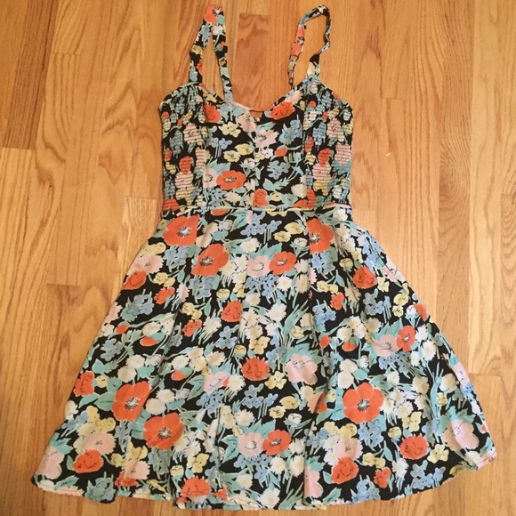 Kimchi Blue floral fit and flare dress