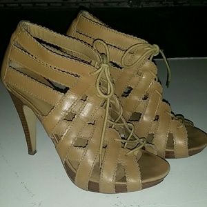 Chinese Laundry lace-up heels