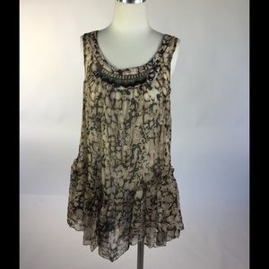 Willow & Clay Sheer Beaded Tunic