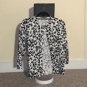 Flower Print Cardigan