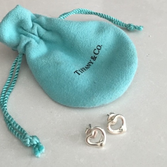 Tiffany & Co. Jewelry - Elsa Peretti Open heart earrings