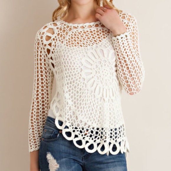 Beautiful Crochet Top - Picture 2 of 4