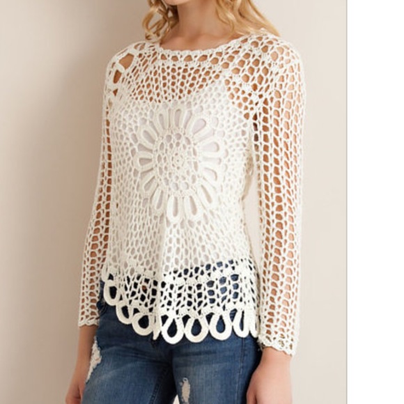 Beautiful Crochet Top - Picture 3 of 4