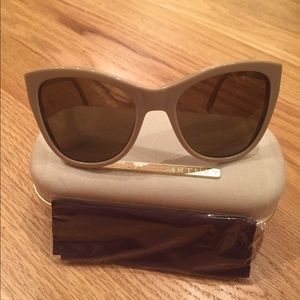 Stella McCartney Nude Cat Eye Sunglasses