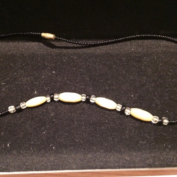 Shell bead necklace