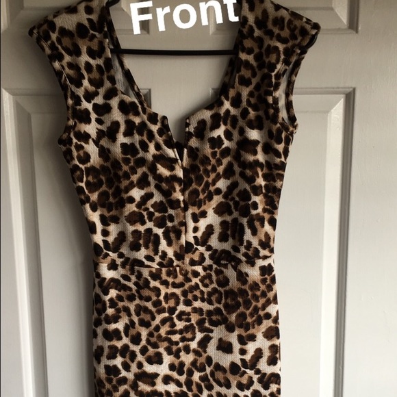 Animal print bodycon