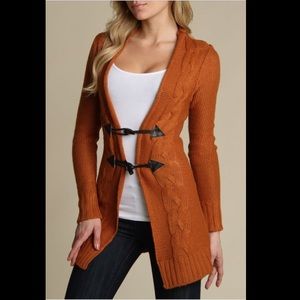 Yoki NWT Long Heather Gray Cardigan Sweater Sz:L