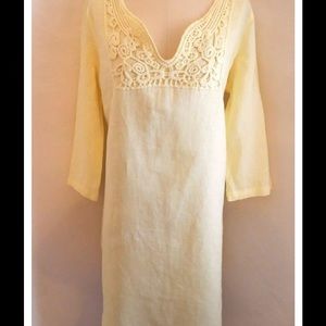 MALVIN GERMANY LINEN TUNIC DRESS S