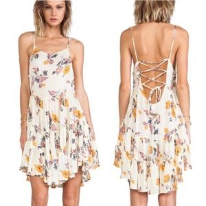 FREE PEOPLE Circle of Flowers Slip Dress