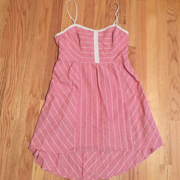 Cope fit and flare hi-lo dress