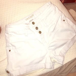 white shorts