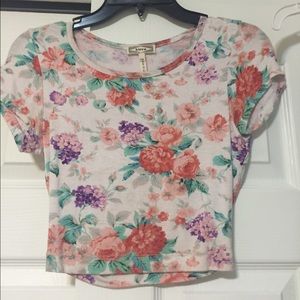 Flower crop top