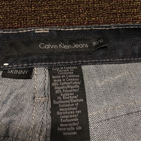 Calvin Klein skinny jeans size 30/10 - Picture 4 of 4