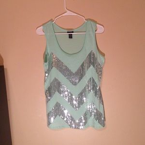 SUPER CUTE CHEAP AQUA TANK TOP