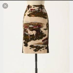 Anthropologie Cartonnier Stable Skirt sz. 2