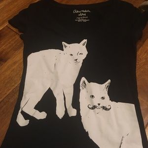 BUNDLE!! Kitten shirt, heart sweater and skirt