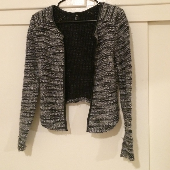 Multi colored woven blazer
