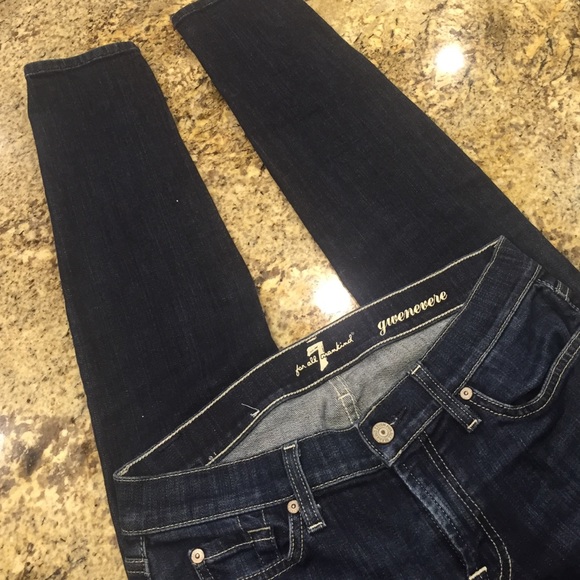 7 for all mankind gwenevere dark denim skinny jean