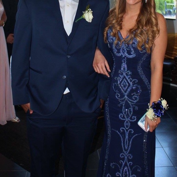 Jovani Beaded Prom Dress - Picture 2 of 4