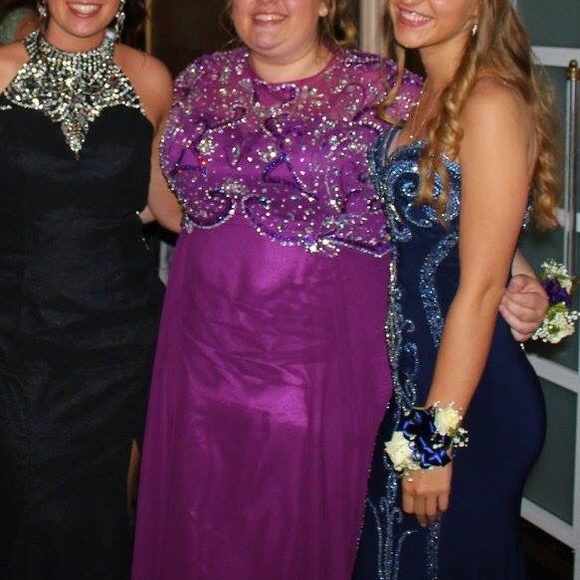 Jovani Beaded Prom Dress - Picture 3 of 4