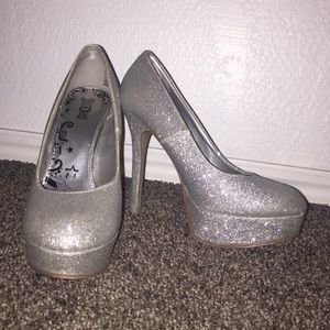 Sparkly high heels