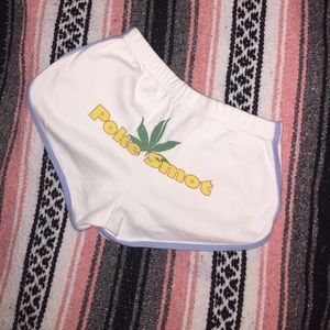 'POKING SMOT' BOOTY SHORTS