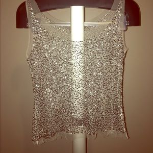 Chan Luu Mesh Sheer Tank