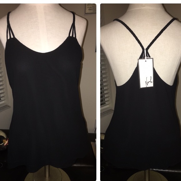 Black Rope Blouse Tank