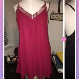 Wine Mini Dress