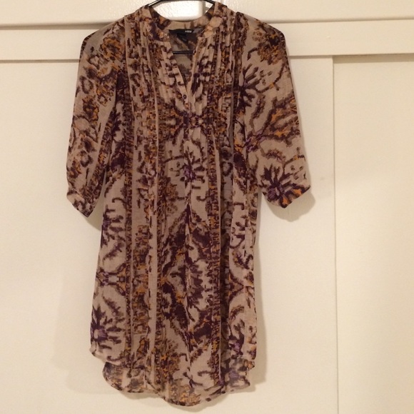 Tribal mulit colored tunic