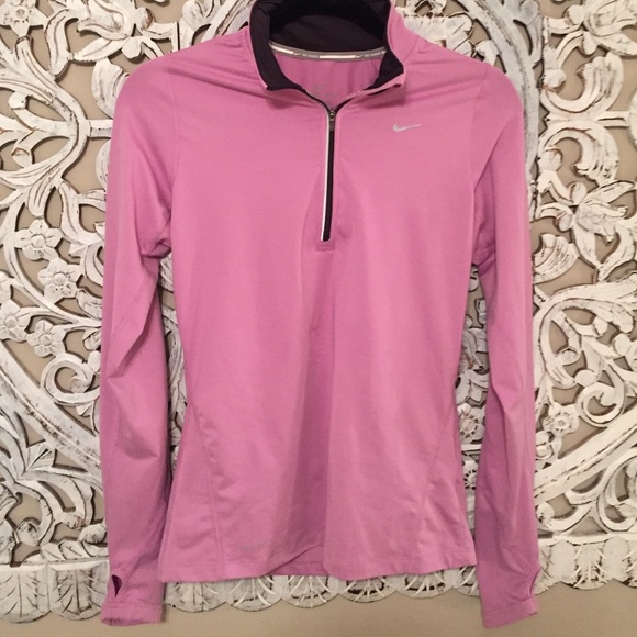 Nike dry fit purple zip up jacket - Picture 2 of 2