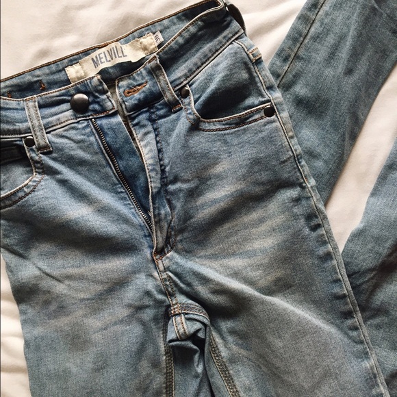 high waisted skinny jeans