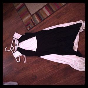 Black and white dress