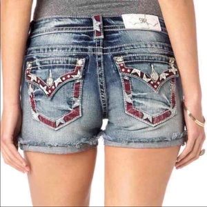 MISS ME 32 JEAN SHORTS NWT!