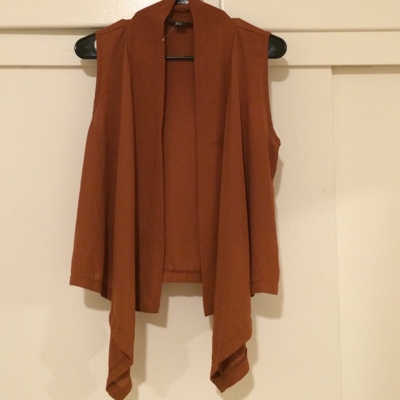 Terracotta colored vest