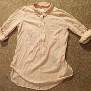 Light pink tunic from Anthropologie