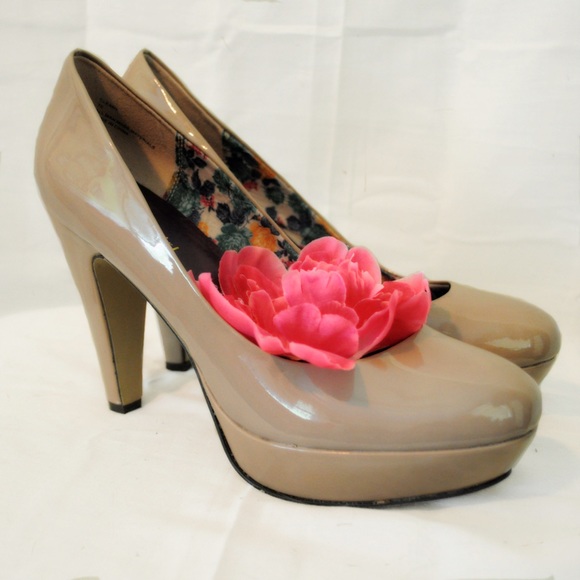 Nude Platform Heels
