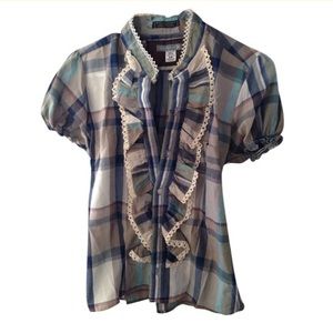 Urban Renewal from UO Plaid Button Up Blouse
