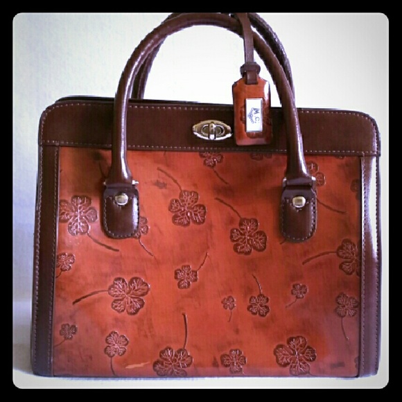 Marc Chantal (M.C) Brown leather purse