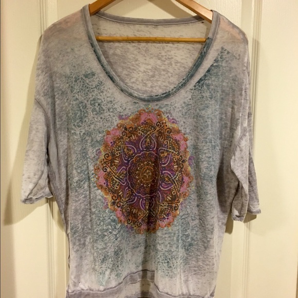 Mosaic flowy thin top 🍭